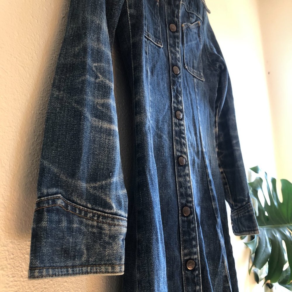 Vintage 70s Denim Landlubber Jeans Dress - image 4